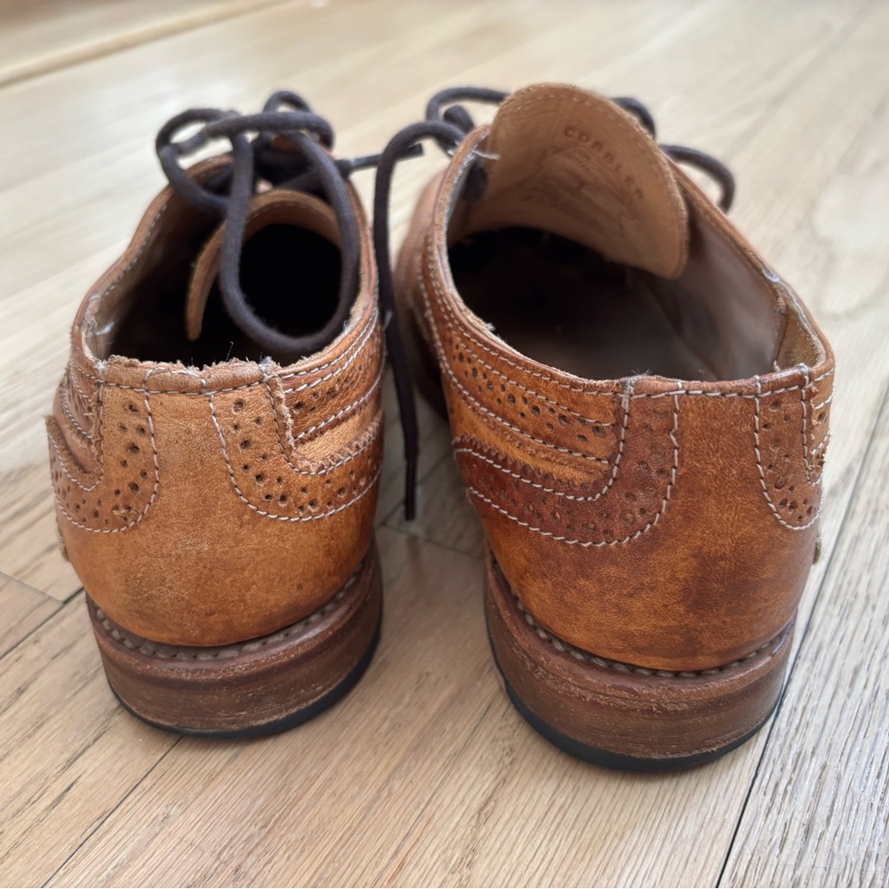 BED|STU Women’s Tan Wingtip Oxfords size 8.5 - Picture 2 of 8